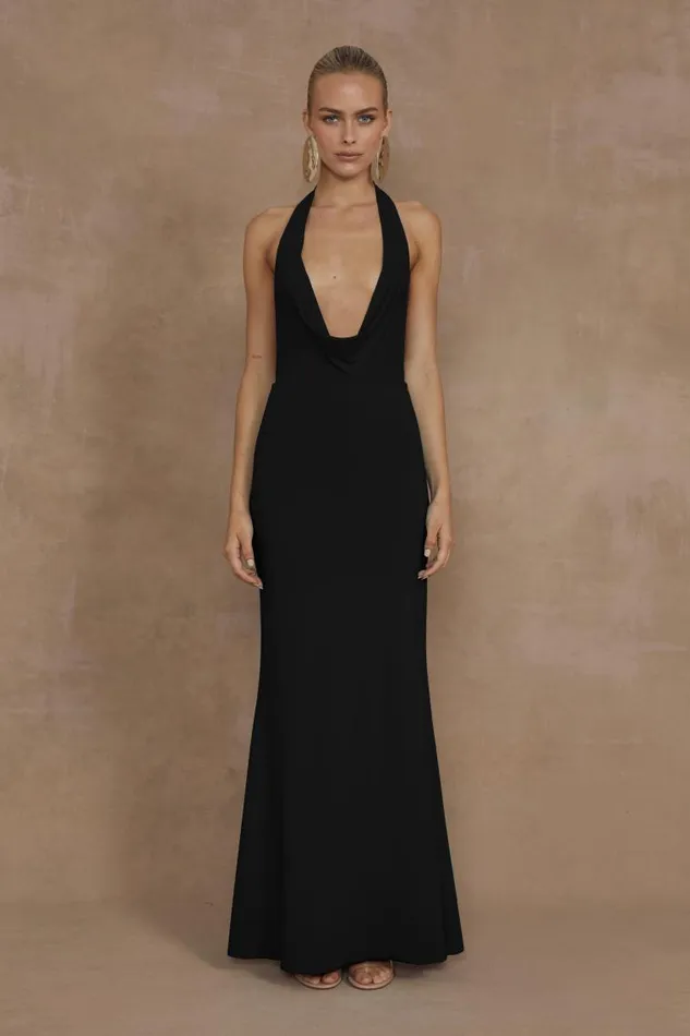 Runaway The Label Maxi Dresses LORITA MAXI DRESS Black 8211 Women