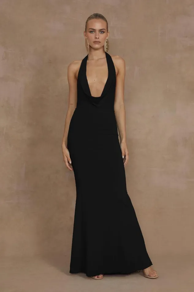 Runaway The Label Maxi Dresses LORITA MAXI DRESS Black 8211 Women