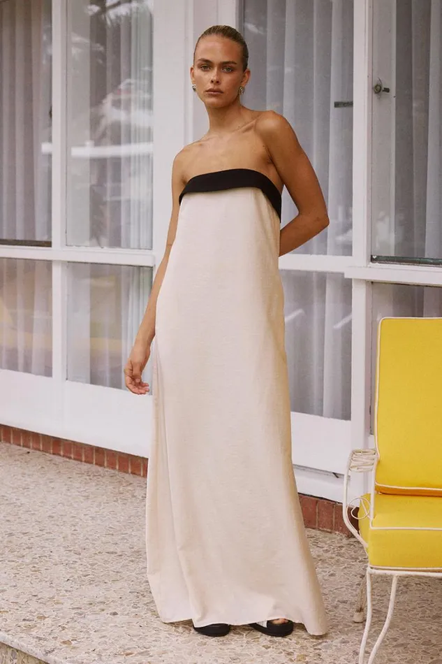 Runaway The Label Maxi Dresses LYDIA MAXI DRESS Sandblack 8211 Women