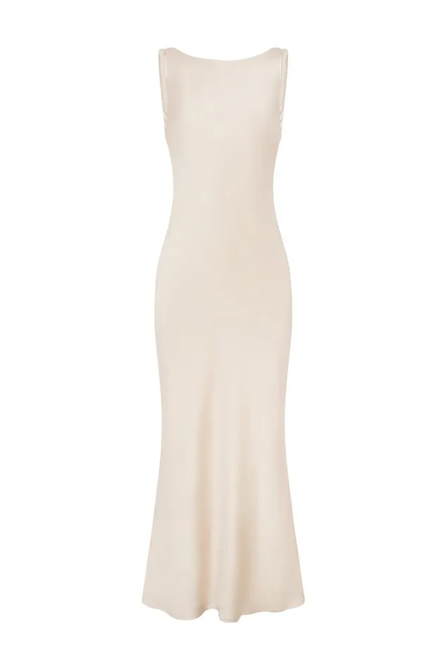 Runaway The Label Maxi Dresses SAMSARA DRESS Champagne 8211 Women