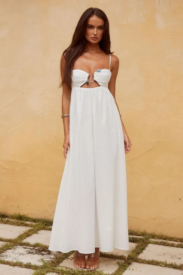 Runaway The Label Maxi Dresses TANALA MAXI DRESS White 8211 Women