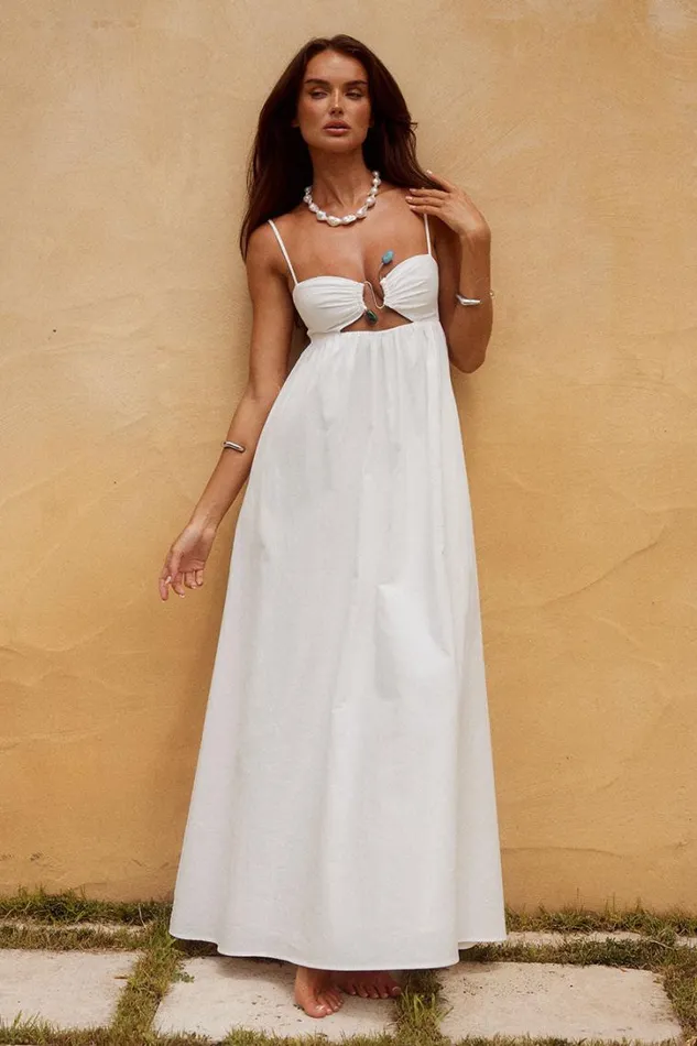 Runaway The Label Maxi Dresses TANALA MAXI DRESS White 8211 Women