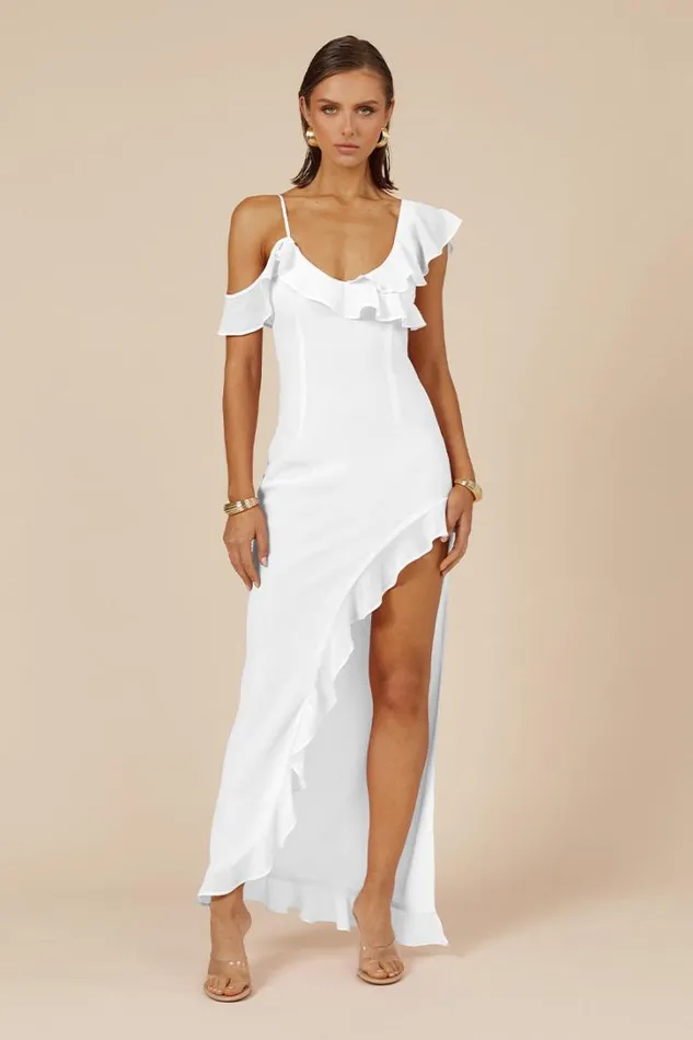 Runaway The Label Maxi Dresses VACANZA MAXI DRESS White 8211 Women