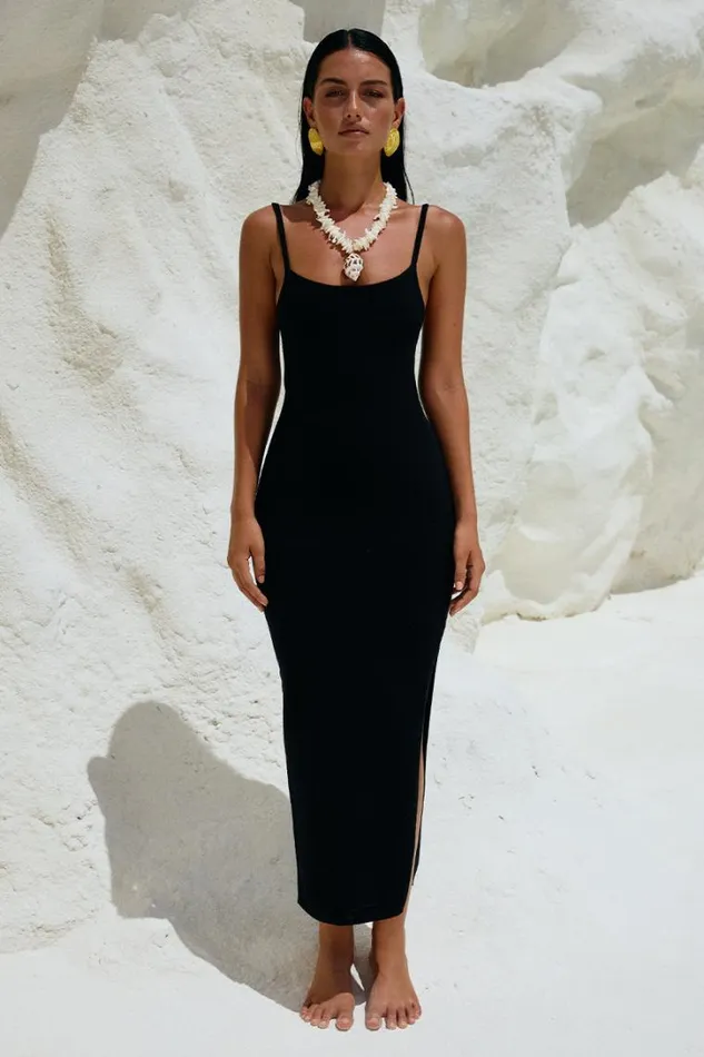 Runaway The Label Midi Dresses AKARI MIDI DRESS Black 8211 Women