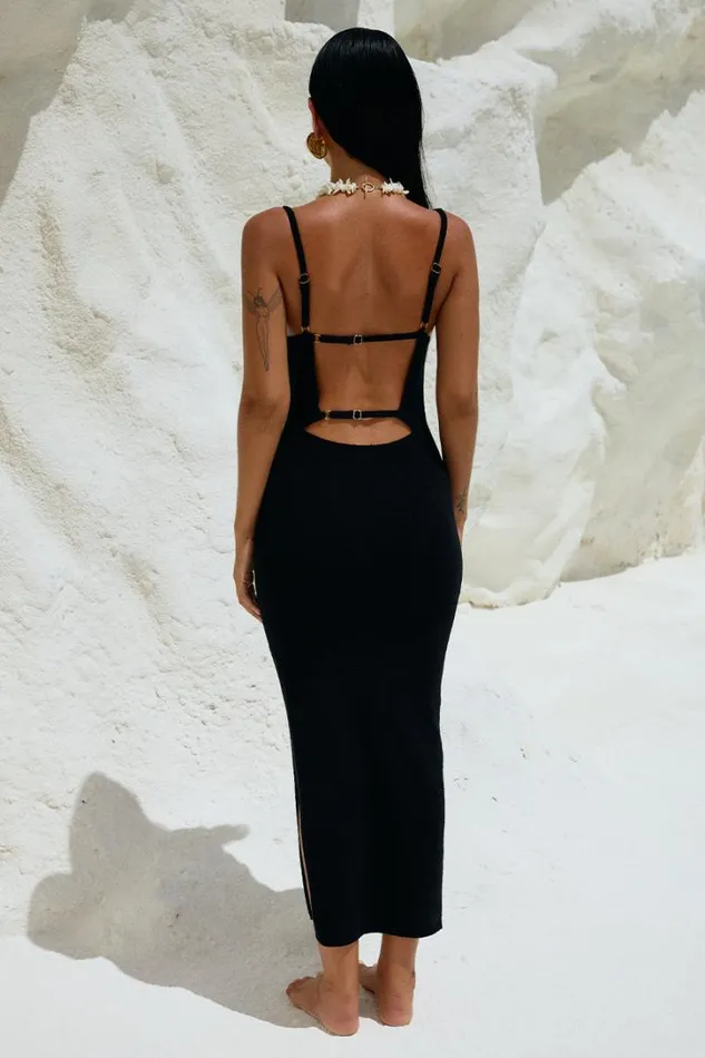 Runaway The Label Midi Dresses AKARI MIDI DRESS Black 8211 Women