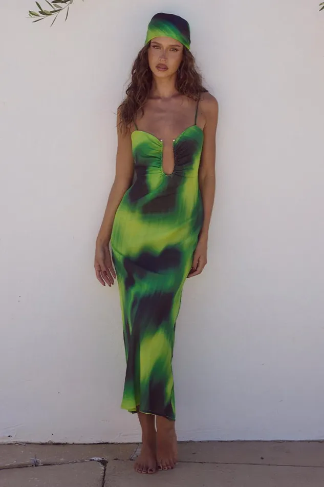 Runaway The Label Midi Dresses ASTORA MIDI DRESS Lotus Print 8211 Women