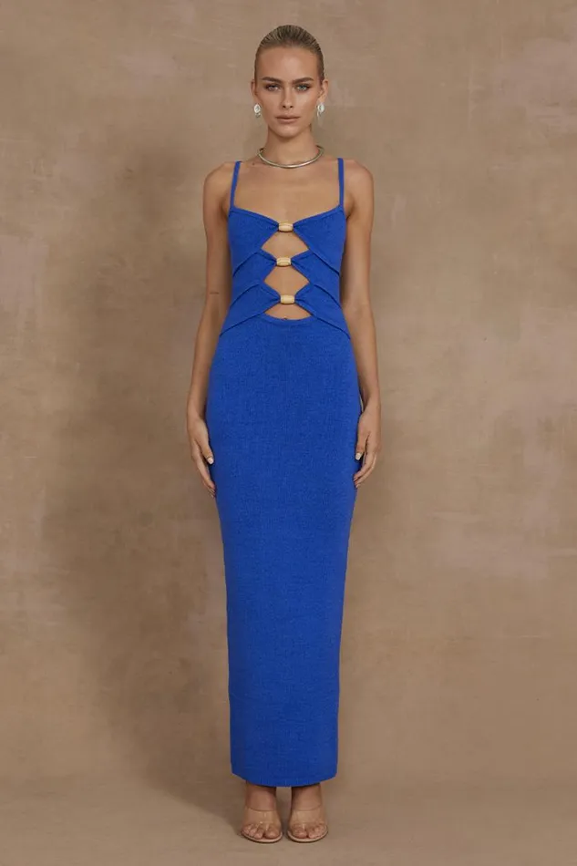 Runaway The Label Midi Dresses NORMANI MIDI DRESS Royal 8211 Women