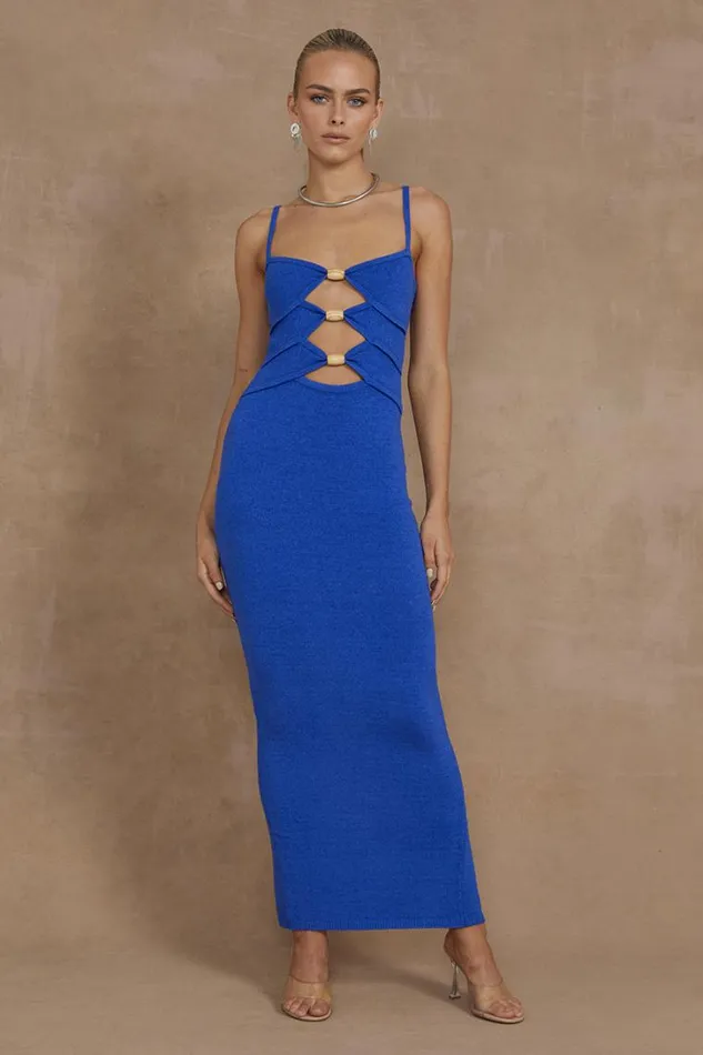 Runaway The Label Midi Dresses NORMANI MIDI DRESS Royal 8211 Women