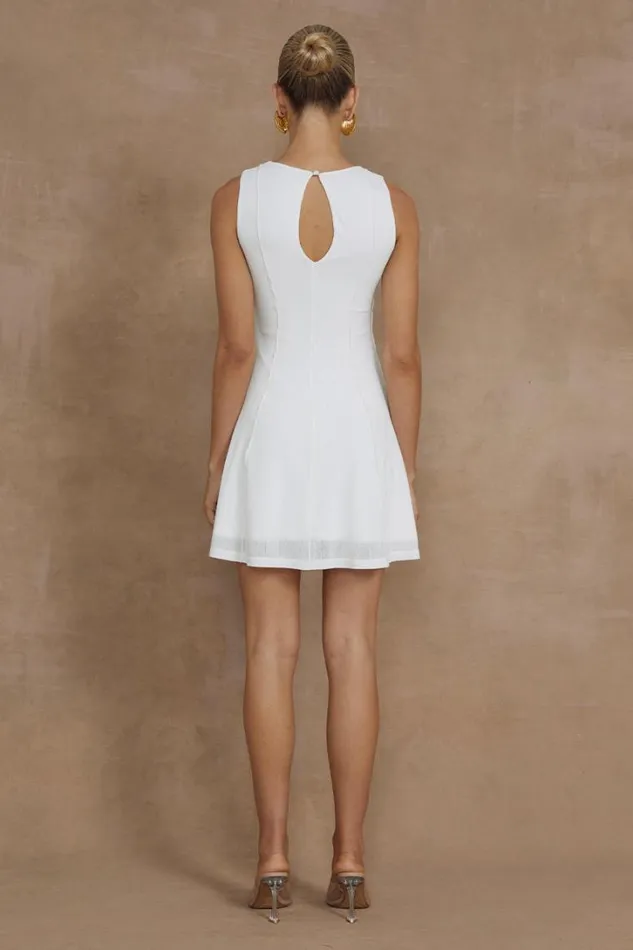 Runaway The Label Mini Dresses EOS MINI DRESS Ivory 8211 Women
