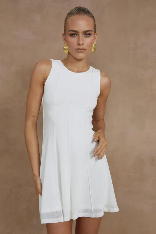 Runaway The Label Mini Dresses EOS MINI DRESS Ivory 8211 Women