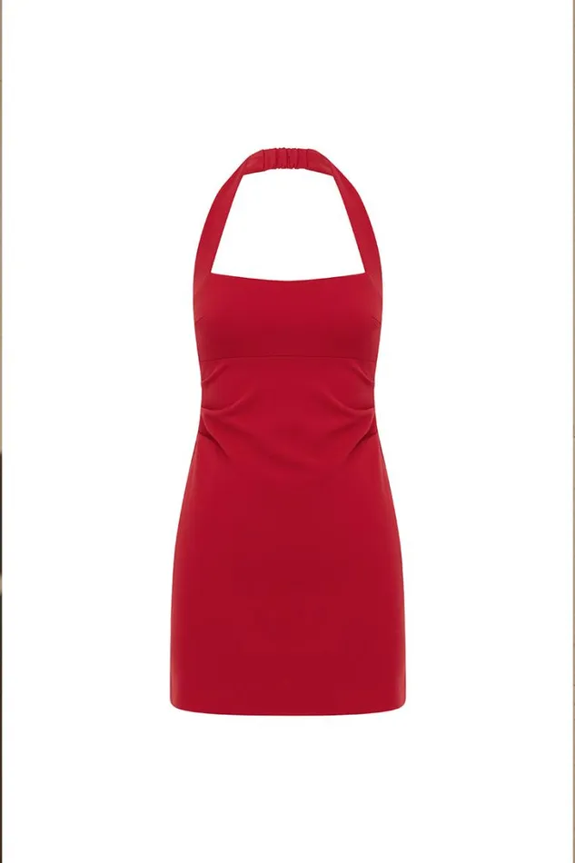Runaway The Label Mini Dresses FRANCA MINI DRESS Cherry Red 8211 Women