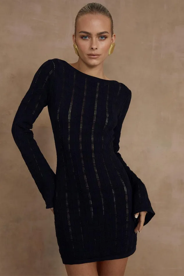 Runaway The Label Mini Dresses MONTARO MINI DRESS Black 8211 Women