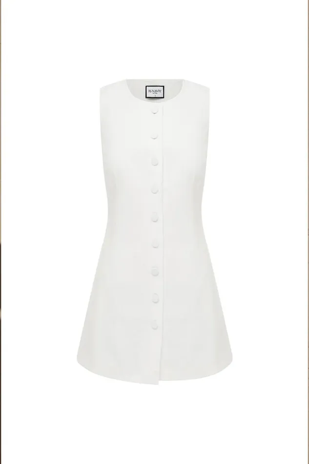 Runaway The Label Mini Dresses TYLA MINI DRESS White 8211 Women