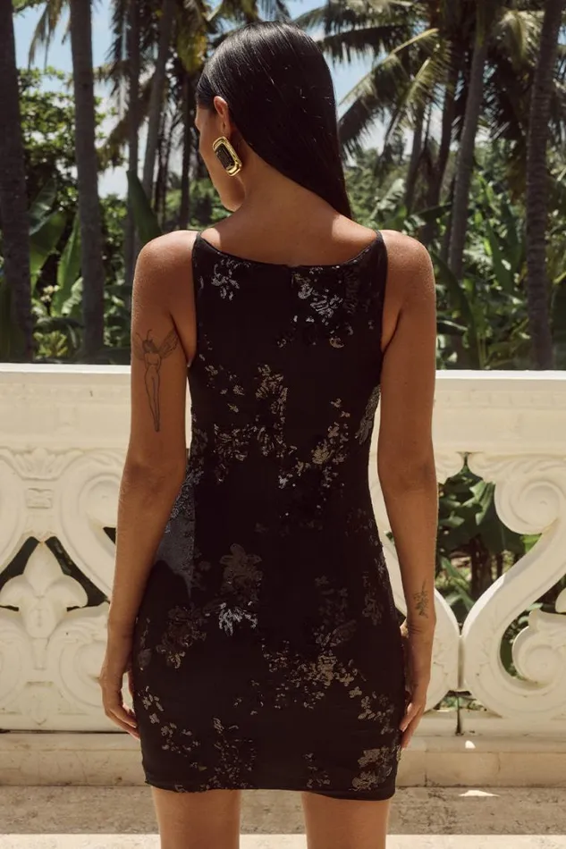 Runaway The Label Sequin Dresses MARGIE MINI DRESS Black 8211 Women