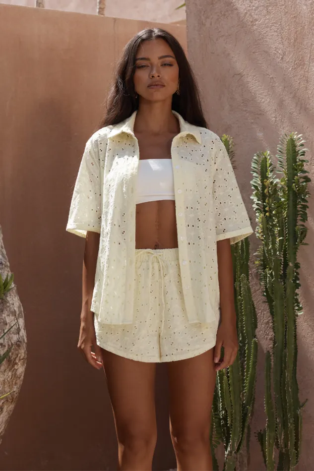 Runaway The Label Shirts and Blouses DAZIE SHIRT Lemon 8211 Women