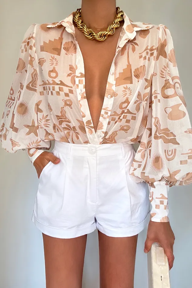 Runaway The Label Shirts and Blouses FLEETWOOD BLOUSE Cove White 8211 Women
