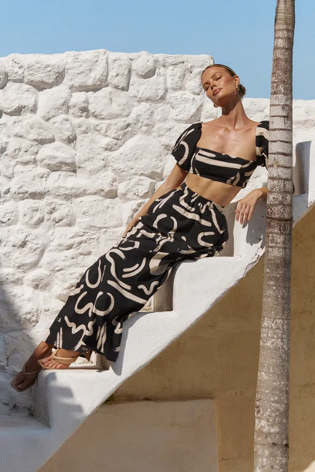 Runaway The Label Shirts and Blouses York Cotton Top Blacksand 8211 Women Runaway The Label Shirts and Blouses York Cotton Top Blacksand 8211 Women