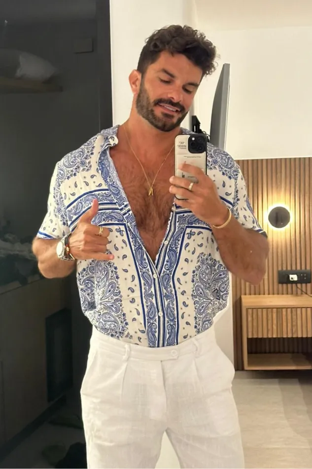 Runaway The Label Shirts BANDANA SHIRT Blue 8211 Men