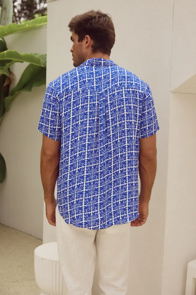 Runaway The Label Shirts MOORE SHIRT Ascend Blue 8211 Men