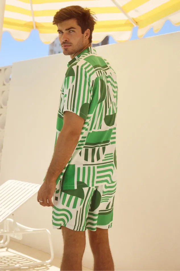 Runaway The Label Shorts MASON SHORT Vargo Green 8211 Men