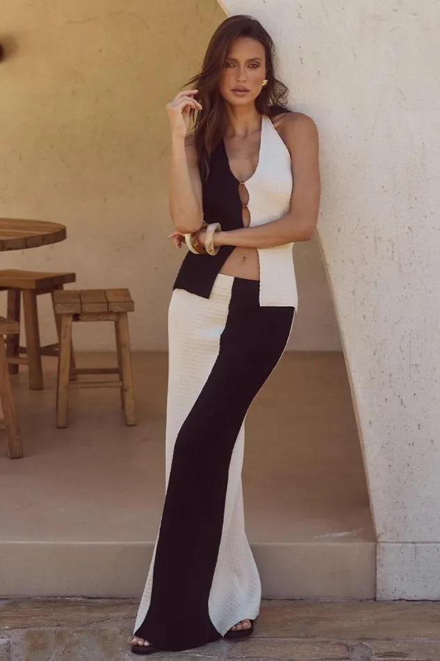 Runaway The Label Skirts ELITA MAXI SKIRT Blacklatte 8211 Women