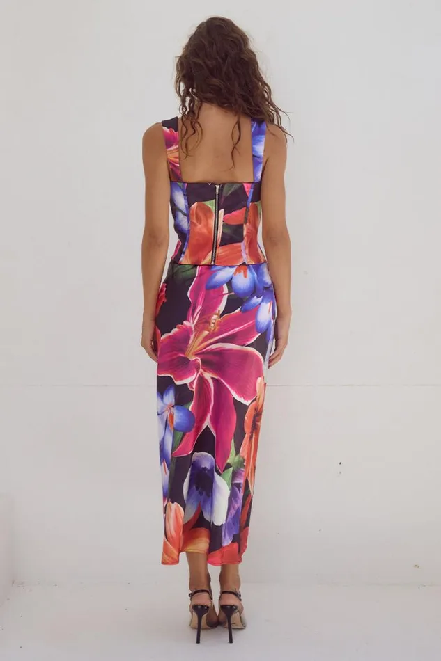 Runaway The Label Skirts OURA MIDI SKIRT Maeve Print 8211 Women