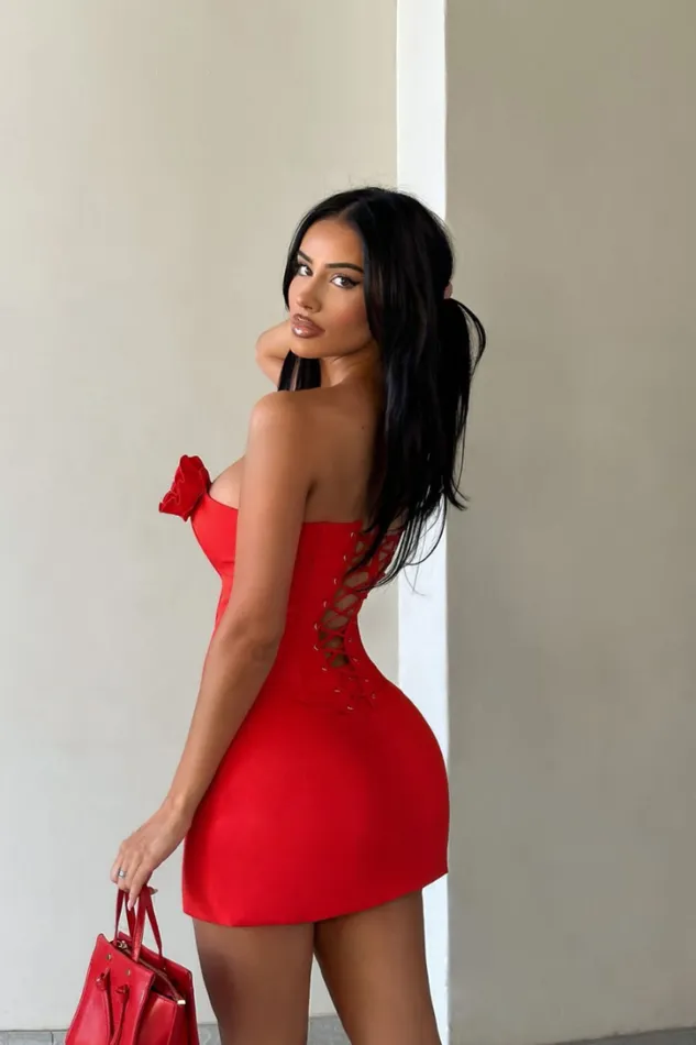 Runaway The Label Skirts ROMY MINI SKIRT Red 8211 Women Runaway The Label Skirts ROMY MINI SKIRT Red 8211 Women