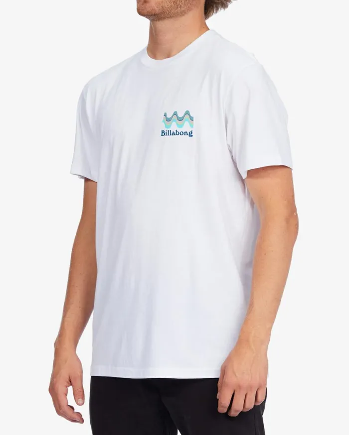 Segment Short Sleeve TShirt White Men Billabong TShirts
