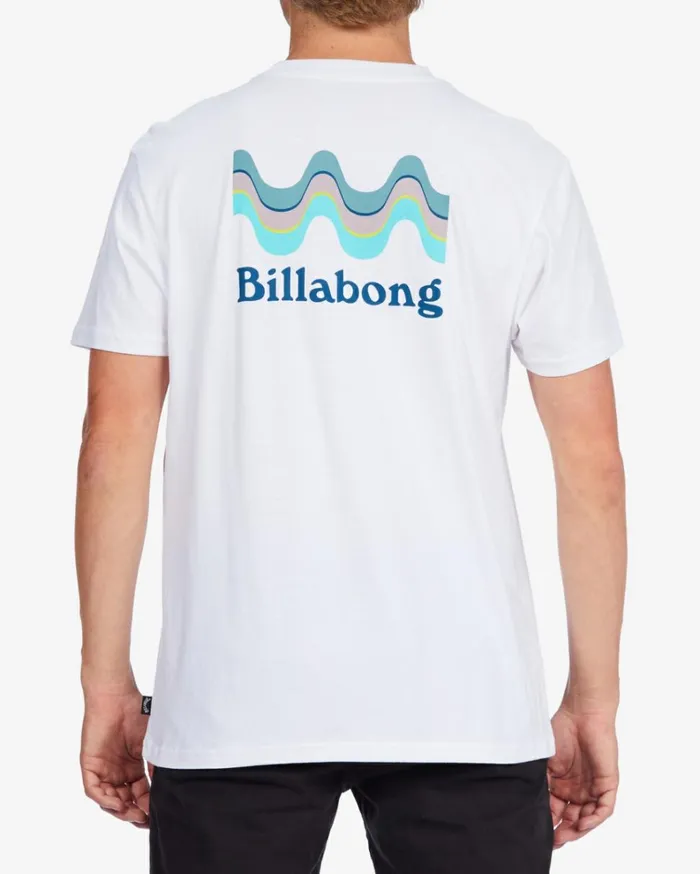 Segment Short Sleeve TShirt White Men Billabong TShirts