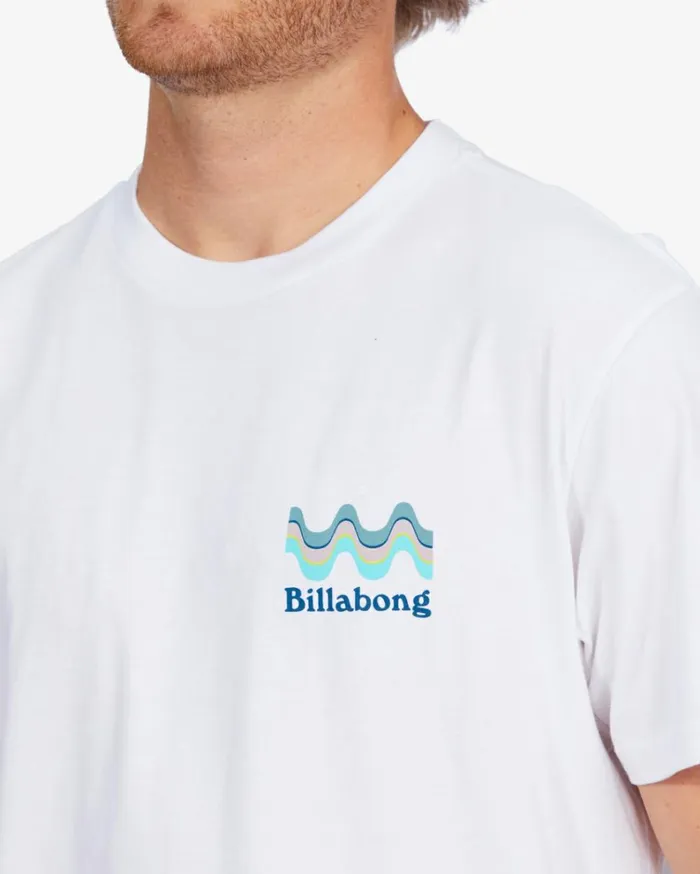 Segment Short Sleeve TShirt White Men Billabong TShirts