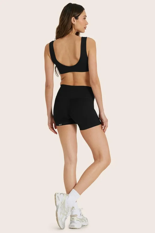 SET ACTIVE Bike Shorts SPORTBODY SPORTY SHORTS 8211 ONYX 8211 Women