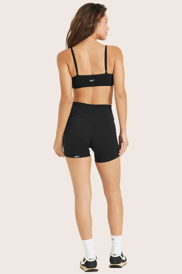 SET ACTIVE Bike Shorts SPORTBODY SPORTY SHORTS 8211 ONYX 8211 Women