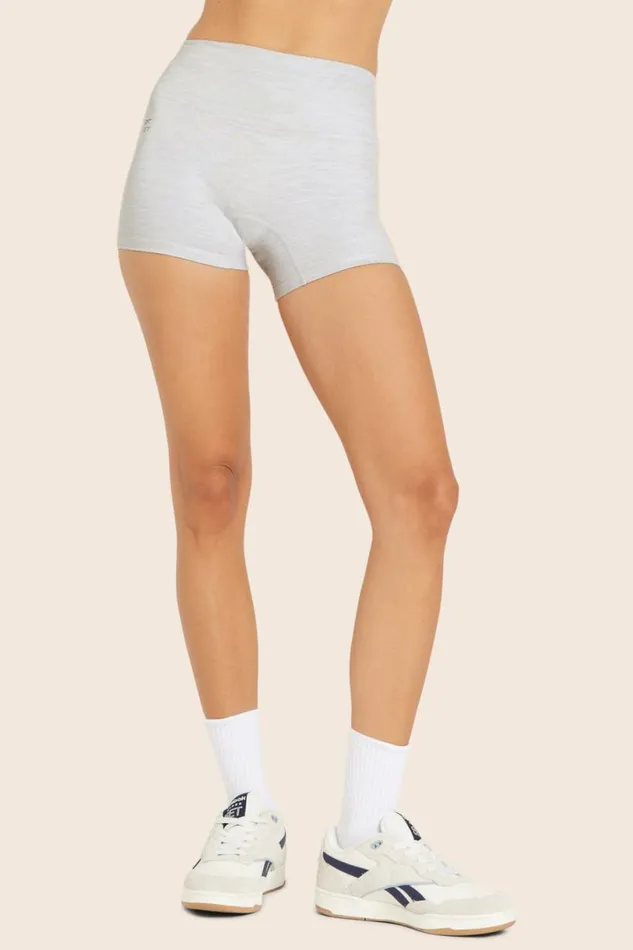 SET ACTIVE Bottoms FORMCLOUD REEBOK X SET CLOUD SHORTS 8211 HEATHER GREY 8211 Women