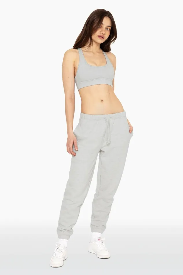 SET ACTIVE Bottoms HEAVYWEIGHT SWEATS DRAWSTRING SWEATPANTS 8211 HEATHER GREY 8211 Women
