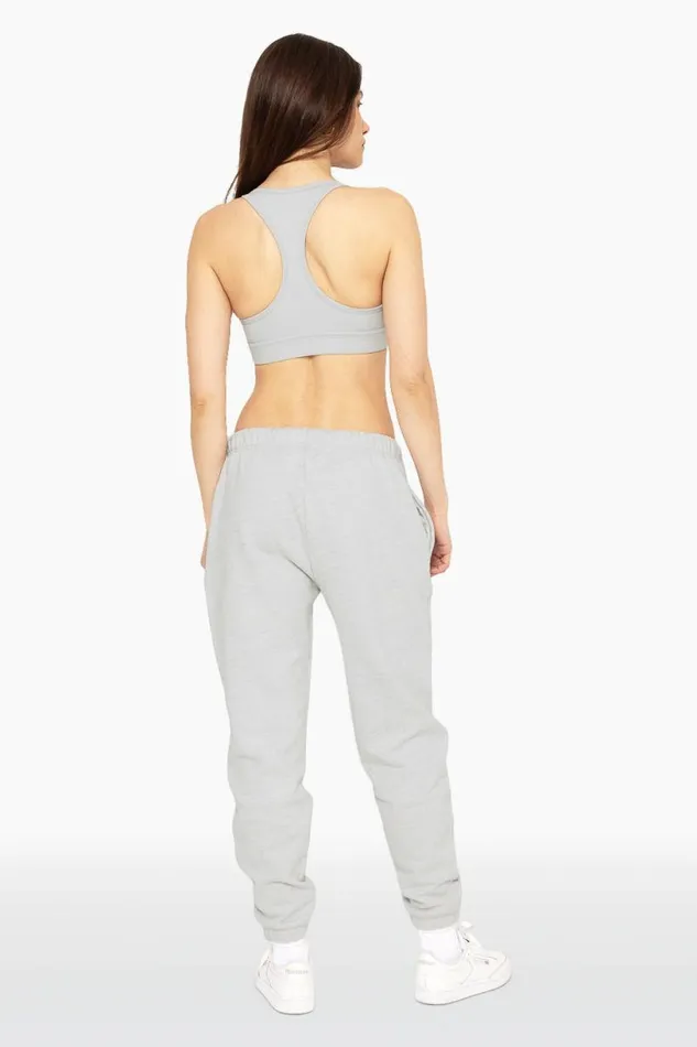 SET ACTIVE Bottoms HEAVYWEIGHT SWEATS DRAWSTRING SWEATPANTS 8211 HEATHER GREY 8211 Women