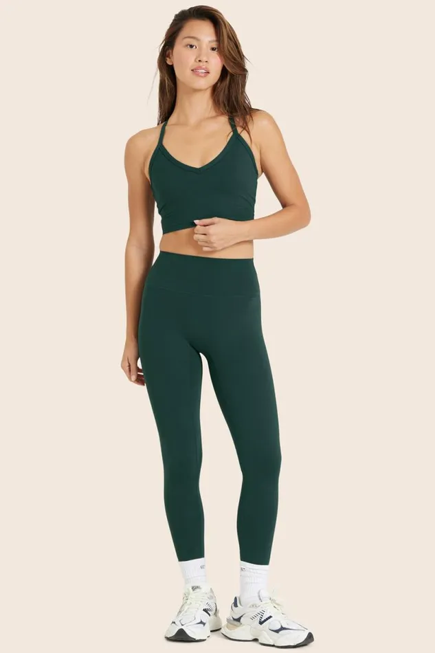 SET ACTIVE Bottoms SPORTBODY SPORTY LEGGINGS 8211 IVY 8211 Women