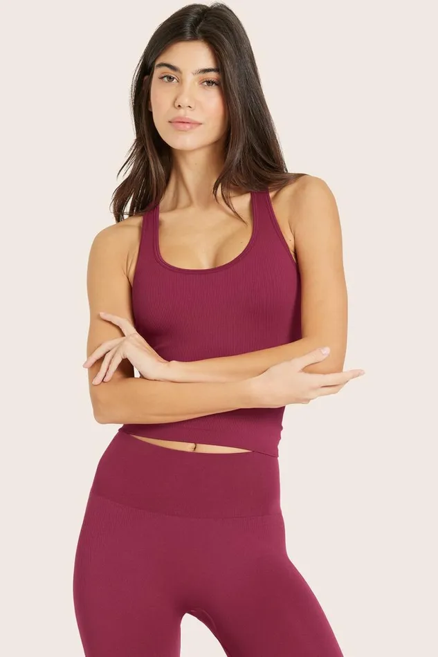 SET ACTIVE Bras Tops SCULPTFLEX POWER ELEVATE TANK 8211 WILDBERRY 8211 Women