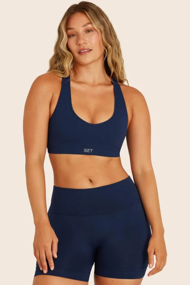 SET ACTIVE Bras Tops SCULPTFLEX POWER RACER BRA 8211 TWILIGHT 8211 Women