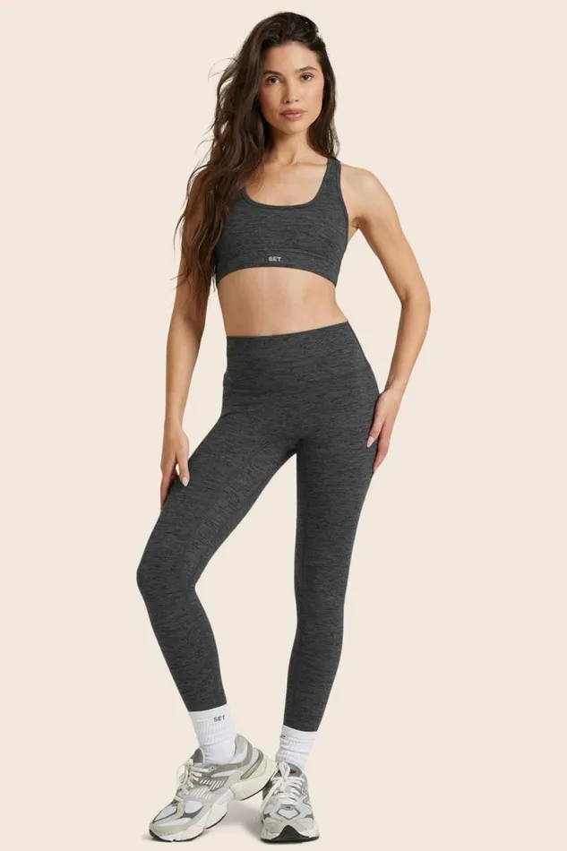 SET ACTIVE Leggings FORMCLOUD CLOUD HIGHRISE LEGGINGS 8211 PEPPER HEATHER GREY 8211 Women
