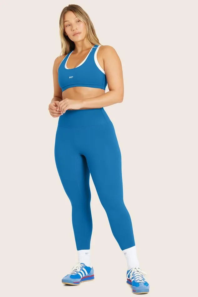 SET ACTIVE Leggings SPORTBODY SPORTY LEGGINGS 8211 SEAPORT 8211 Women
