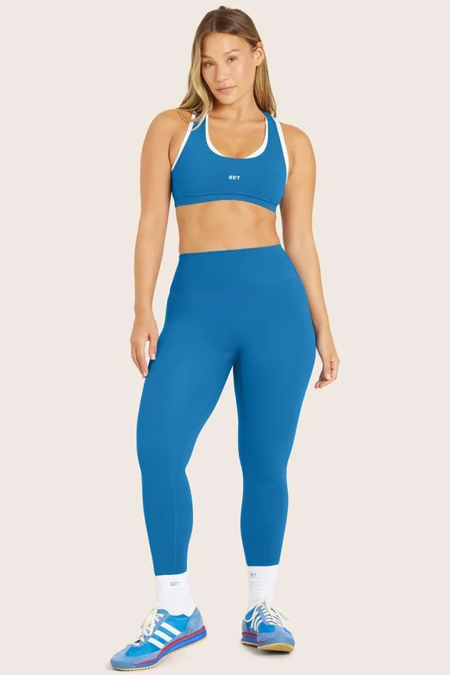 SET ACTIVE Leggings SPORTBODY SPORTY LEGGINGS 8211 SEAPORT 8211 Women