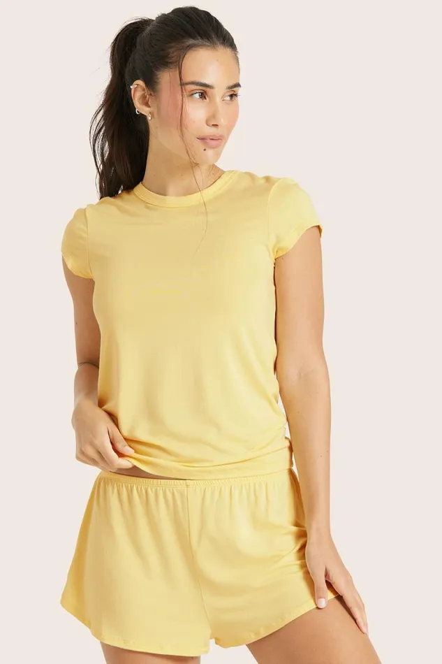 SET ACTIVE Lounge SLEEP JERSEY GIRLFRIEND TEE 8211 DANDELION 8211 Women