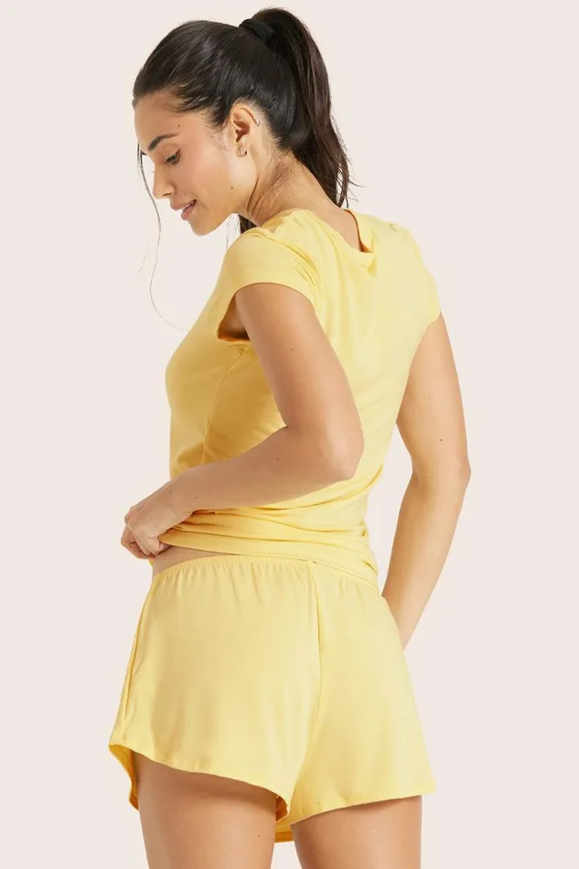SET ACTIVE Lounge SLEEP JERSEY GIRLFRIEND TEE 8211 DANDELION 8211 Women