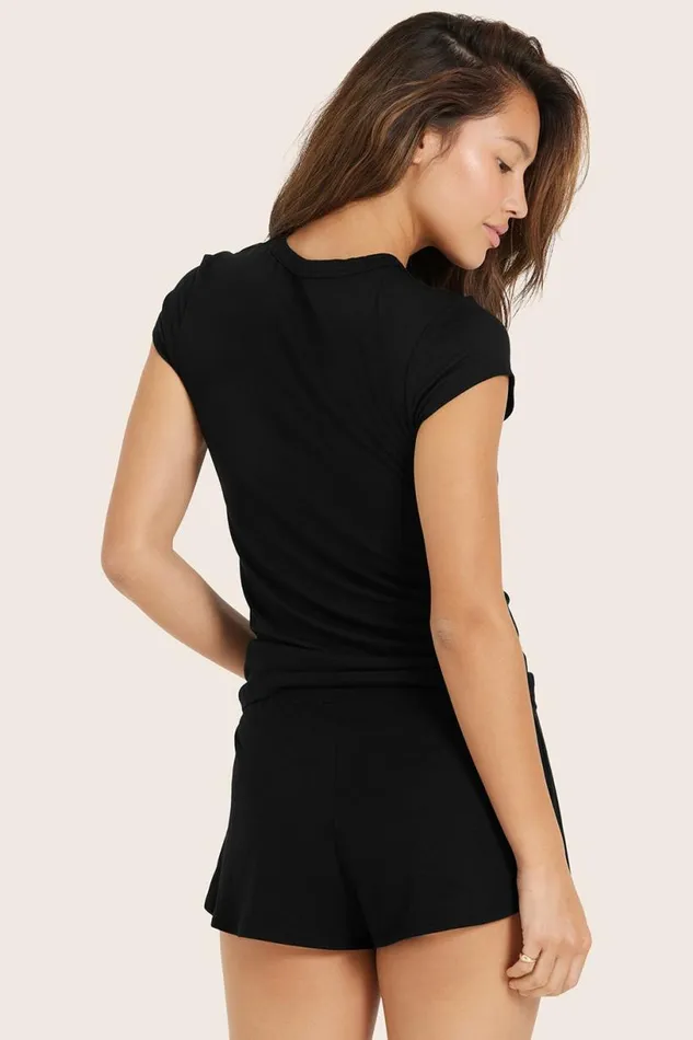 SET ACTIVE Lounge SLEEP JERSEY GIRLFRIEND TEE 8211 ONYX 8211 Women