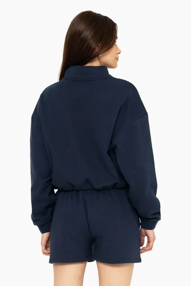 SET ACTIVE Sweats HEAVYWEIGHT SWEATS HALF ZIP 8211 OXFORD 8211 Women