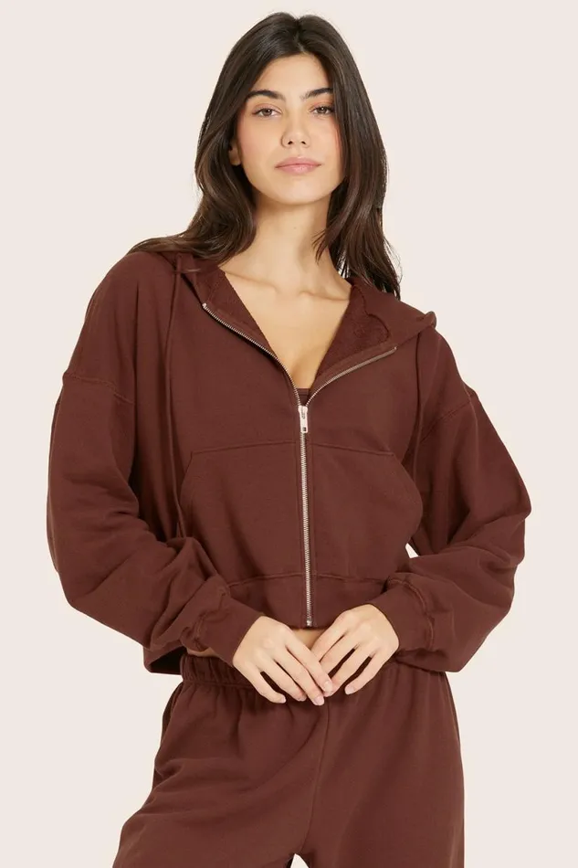 SET ACTIVE Sweats LIGHTWEIGHT SWEATS CLASSIC ZIP HOODIE 8211 COLA 8211 Women