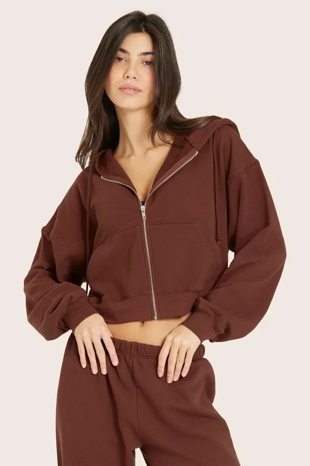 SET ACTIVE Sweats LIGHTWEIGHT SWEATS CLASSIC ZIP HOODIE 8211 COLA 8211 Women