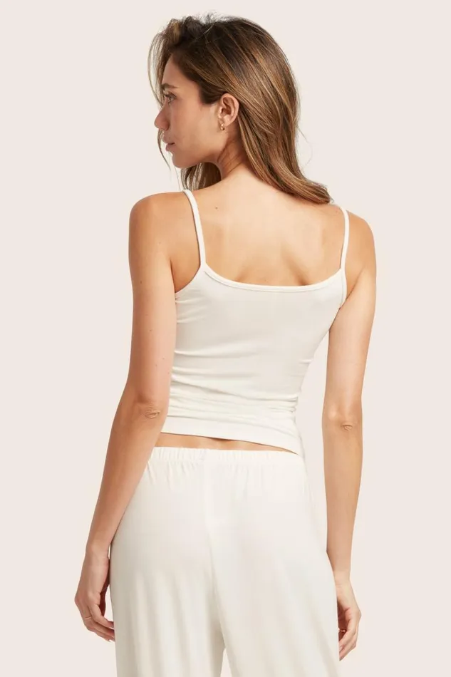 SET ACTIVE Tops Tanks Tees SLEEP JERSEY SLEEP CAMI 8211 BLANC 8211 Women