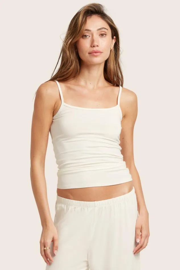 SET ACTIVE Tops Tanks Tees SLEEP JERSEY SLEEP CAMI 8211 BLANC 8211 Women
