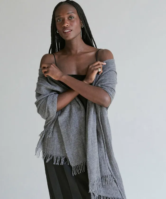 Shawls and Scarves Women Jenni Kayne Cashmere Shawl Thunder